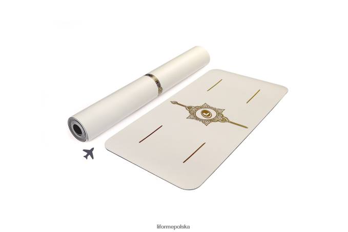 Liforme białe złoto magiczna mata podróżna maty do jogi ZRB00R46 - Image 9