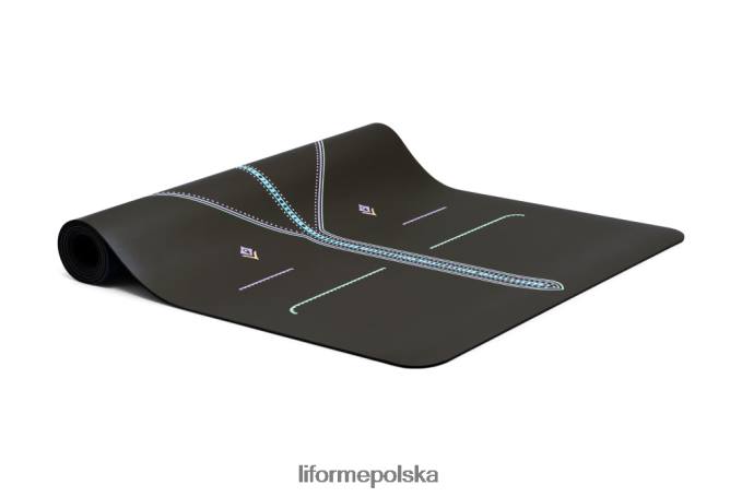 Liforme czarny podróżna mata do jogi z kosmicznym księżycem maty do jogi ZRB00R45 - Image 5