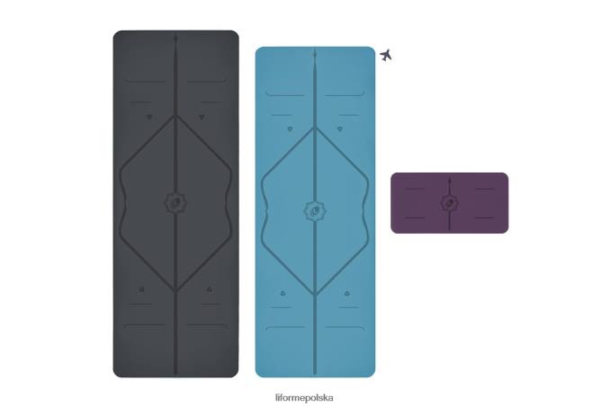 Liforme klasyczny zestaw maty do jogi, podróży i podkładek maty do jogi ZRB00R62 - Image 4