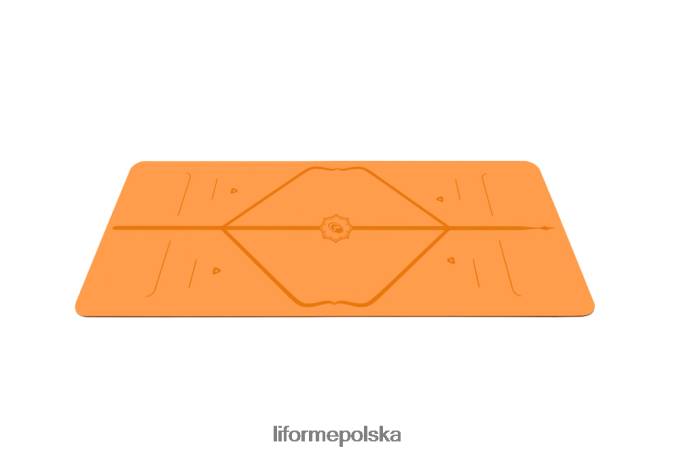 Liforme żywy pomarańcz Klasyczna mata do jogi dla dzieci maty do jogi ZRB00R77 - Image 2