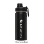 Liforme czarny butelka na wodę 520ml kolekcja ZRB00R100